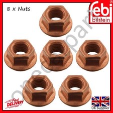 8 Exhaust Manifold Nuts Febi