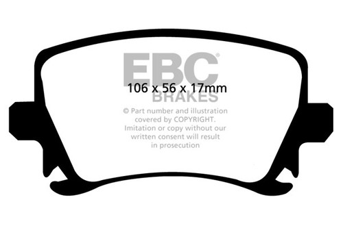 Ebc bluestuff rear - rear, pads