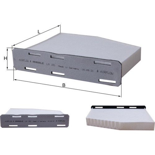 181 cabin air filter fits - la,