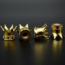 4 Pcs Car Golden Crown Tyre